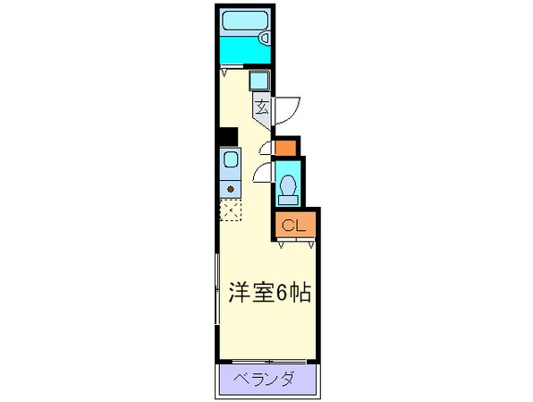 プリ－マメゾン野崎の物件間取画像